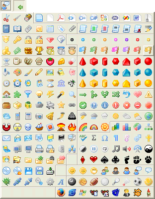 Text module icons