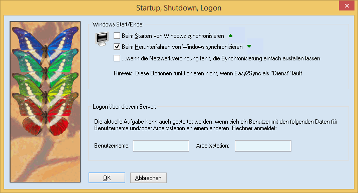 StartenBeendenAnmelden